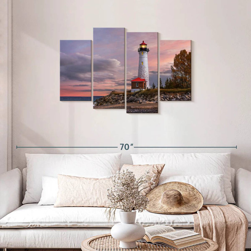 Phare d'Aletra Crisp Point, H 27 po x l 43 po