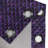 East Urban Home Geometric Grommet Curtain Decorative 2-Panel Window Drapes, 50", Purple Black-106379449