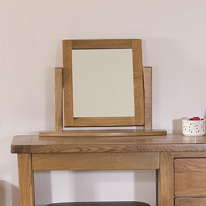 Wood Flat Floor Mirror