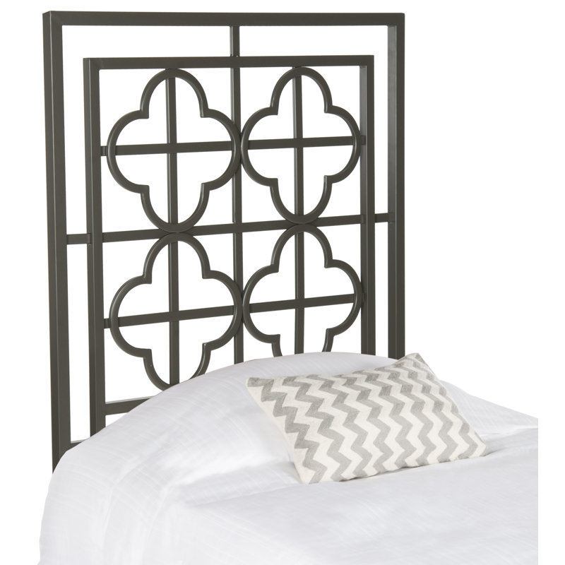 Lucinda Metal Headboard, Twin, Gunmetal