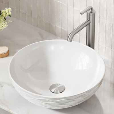 Extended Thread Pop-Up Bathroom Sink Drain