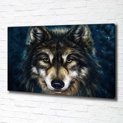Wolves - No Frame Print on Canvas
