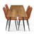 Tapscott 5-Piece Stain Resistant Upholstered Dining Set-1348829136