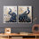 ANIMALS Series CCXLV - reproduction encadrée de qualité supérieure - prête à être accrochée - aucun clou requis - aucun clou requis