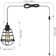 Zellner 1 - Light Satin Black Caged Pendant