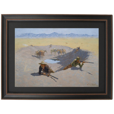 Fight For The Waterhole By Frederic Remington