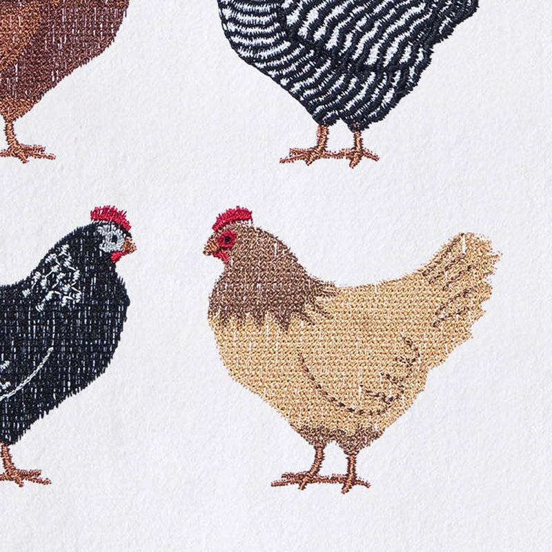 Chicken Breeds Towel