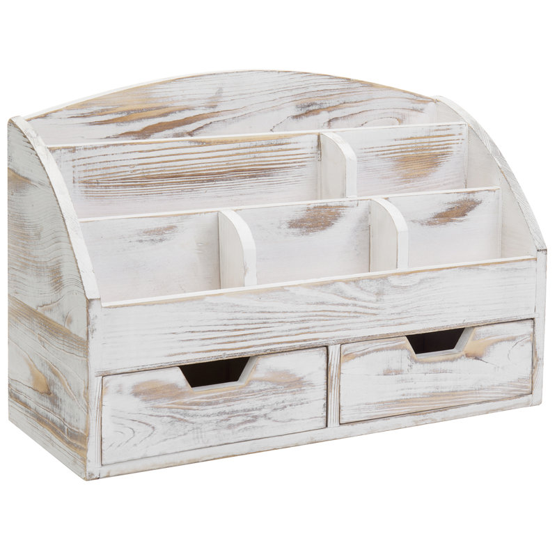 Harlequin Wood Desk Organiser with Drawers