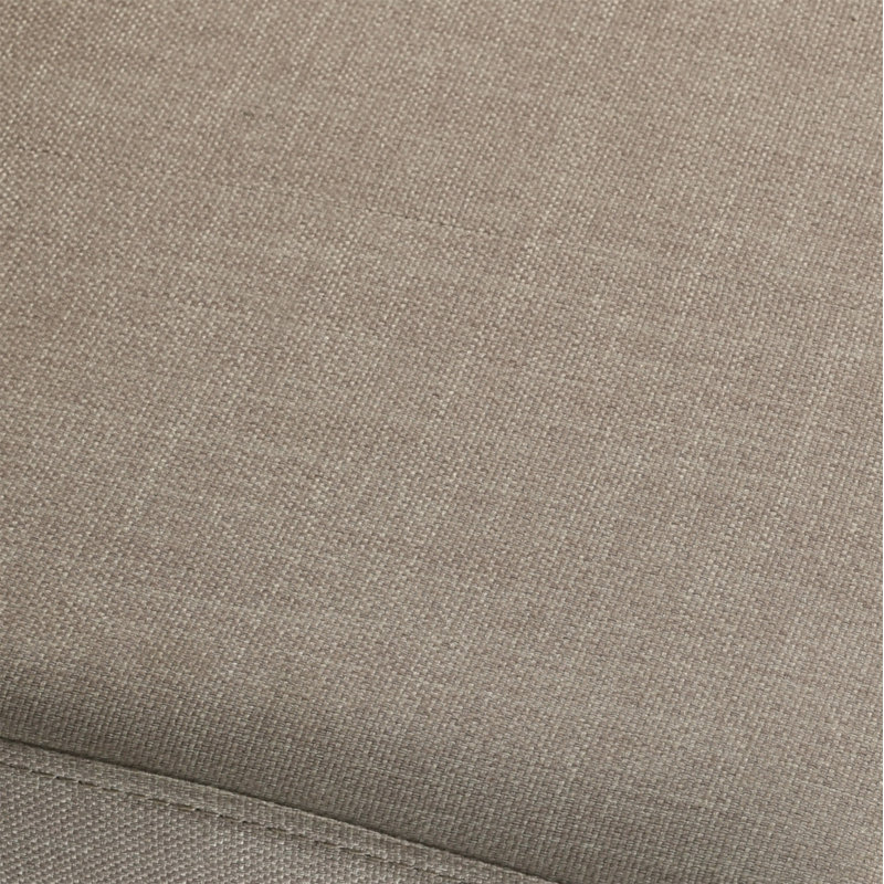 Breda Antique Gray Finish Upholstered Nailhead Bench