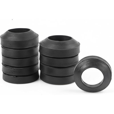 3 Inch Universal Tank To Bowl Soft Round Rubber Gasket Fits for American Standard Toilet Parts (10 Pack)