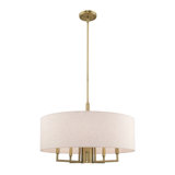 Flaire 6 - Light Dimmable Drum Chandelier