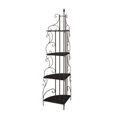 Fleur De Lis Living Benson Corner Bookcase & Reviews | Wayfair