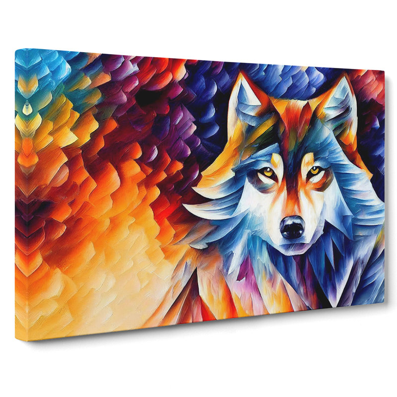 Wolf Painting Vol.2 - Wrapped Canvas