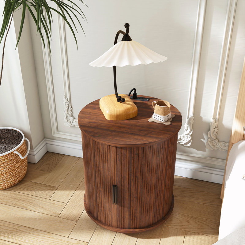 Table de chevet avec rangement
