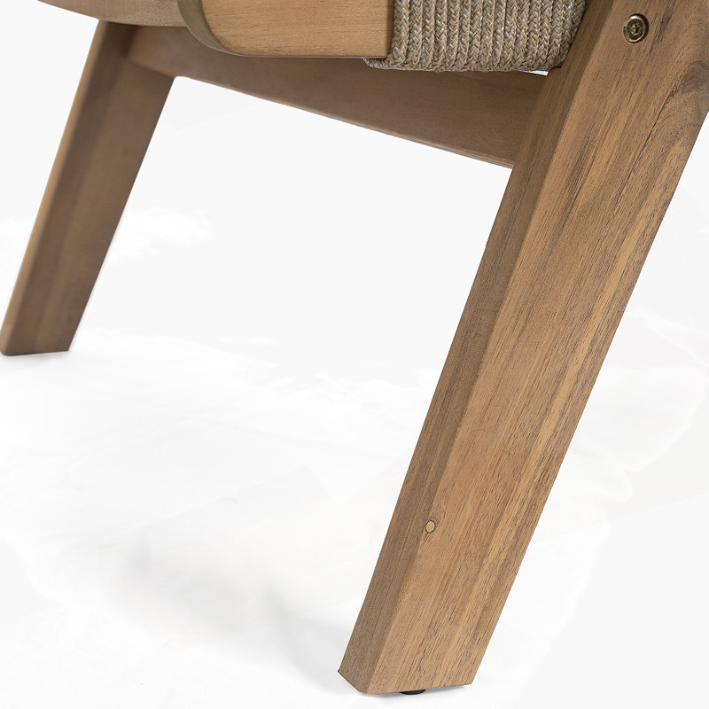 Chaise longue d'extérieur en corde Catania (ensemble de 2)