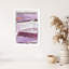 «Collage IV Lavender Version» par PI Studio, reproduction d'art encadrée en bois-100672488