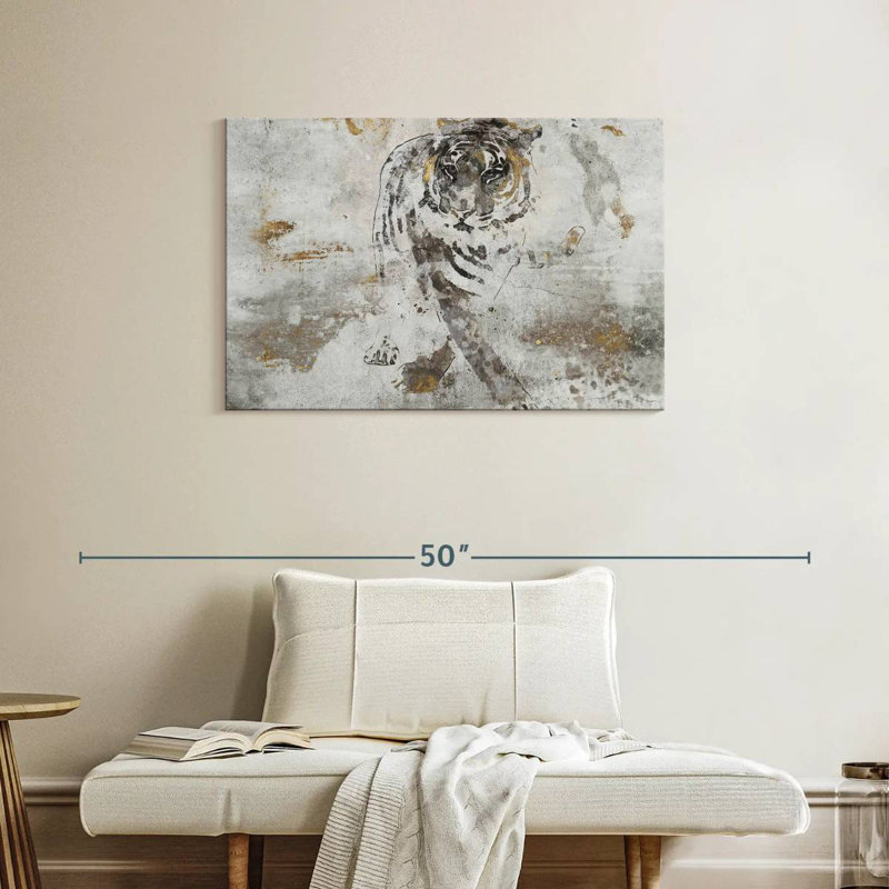 Brampt Tiger's Walk, 24" H x 36" W