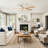 Karlena 52'' Dimmable White Ceiling Fan With Lights and Remote Control 3CCT Reversible Mute Motor 6-Speed-859230539