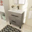 Meuble-lavabo simple 28 po avec plateau en céramique Anniemarie
