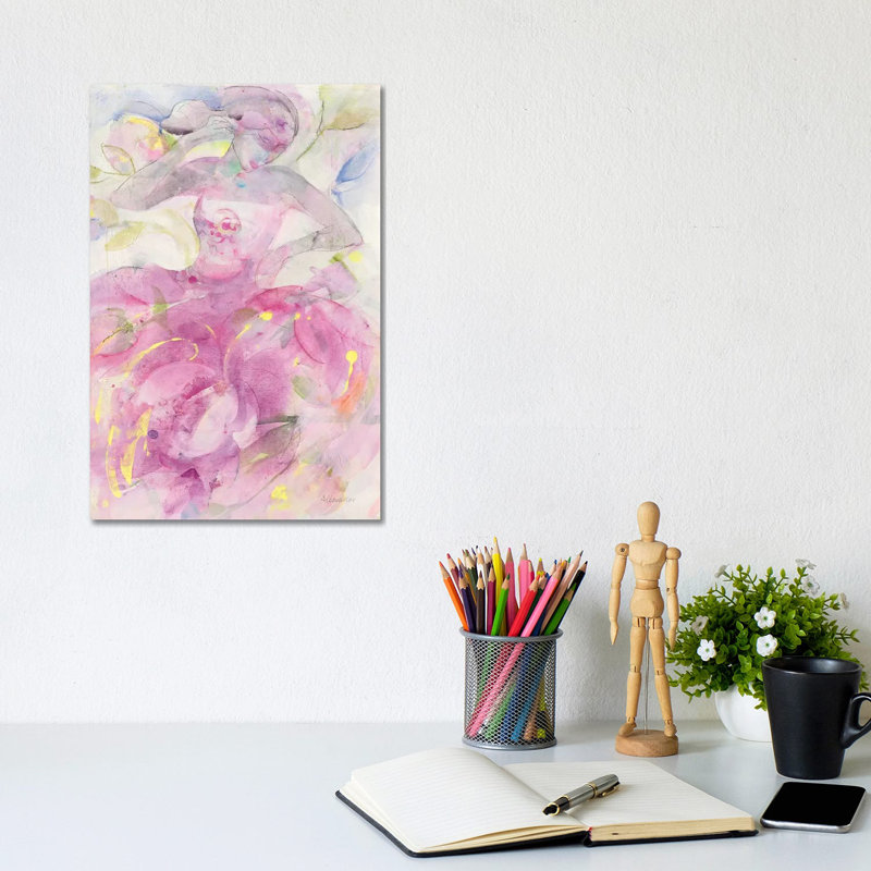 Dancer II by Albena Hristova - Wrapped Canvas Print, 20.32 cm H x 30.48 cm W