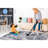 Grey Area Rug , Non-shedding, Stain , Enhances Living Room, Bedroom, Dining Non-shedding Rug, Fits Elegant-60746709