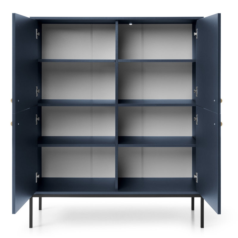Loar 104cm Sideboard, Navy Blue
