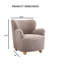 Fauteuil d'appoint rembourré Sabrina Boucle-1538326790