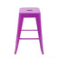 Tabouret à hauteur de comptoir 24 po, tabourets de bar en métal sans dossier, ensemble de 4, non empilable, amovible et facile à assembler-1960640386-1960640389
