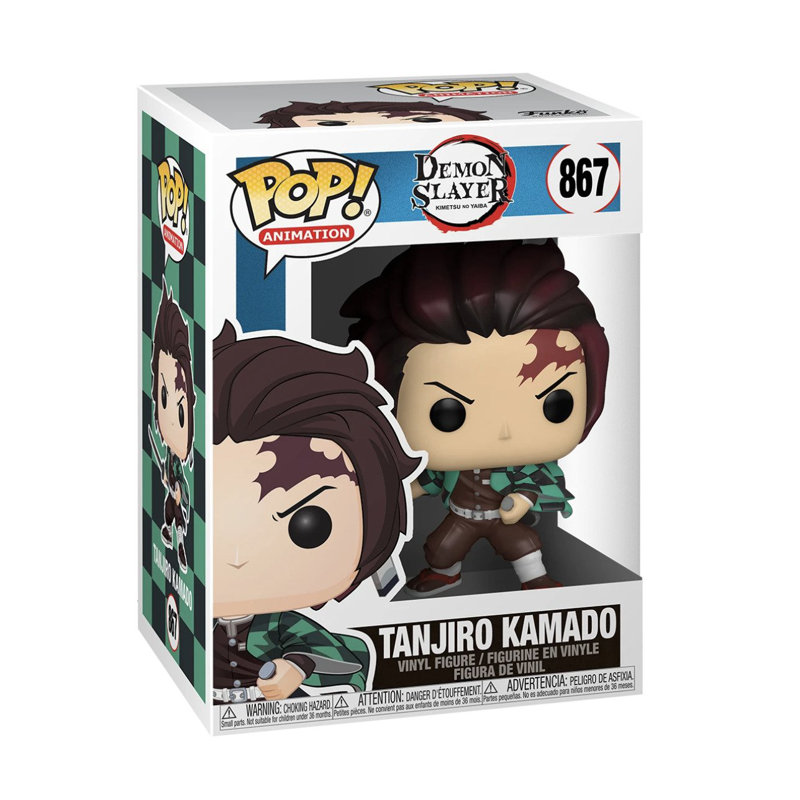 Funko Pop! Pop! Figurine en vinyle - Tanjiro Kamado - Tueur de démons # 867