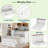 Multi-functional Foldable Murphy Bed  With Charging Station And 1 Large Storage Drawer-203117313-203117312