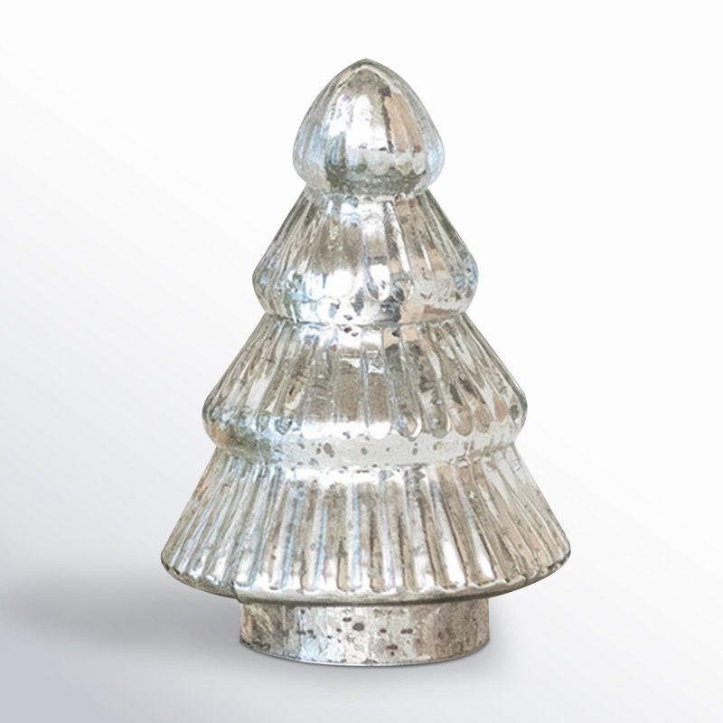 Embossed Mercury Glass Tree