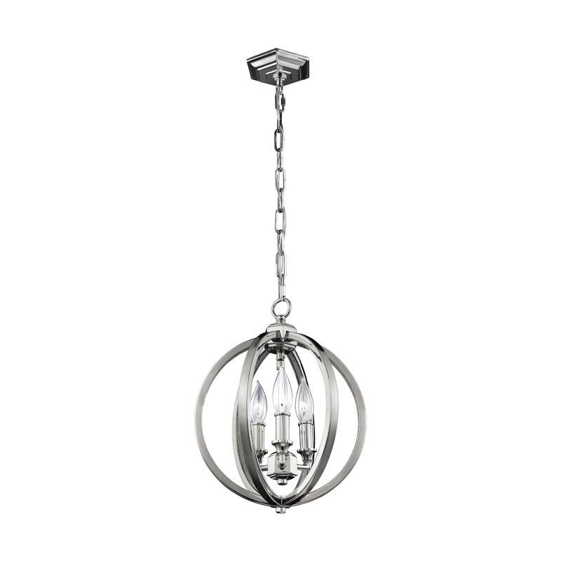 Mcgrath Small Pendant from, Polished Nickel