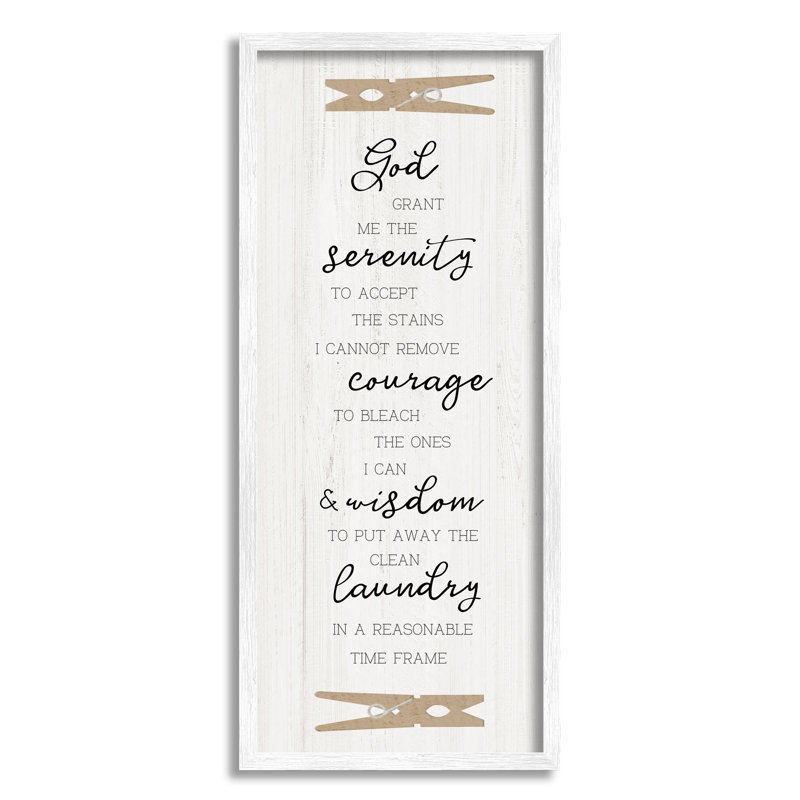 «Casual Laundry Expression» par CAD Designs - Impression sur toile, H 24 po x l 10 po x P 1,5 po