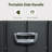 120 Gallon Waterproof Patio Box - Lockable Outdoor Storage For Cushions, Pillows, Supplies  Dark Gray Deck Gallon, Waterproof, Items