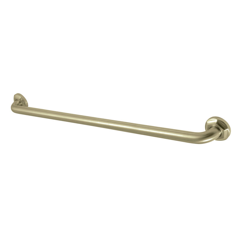 Kingston Brass Metropolitan O.D Grab Bar, Satin Brass, 2.81" H x 32.81" W x 2.75" D