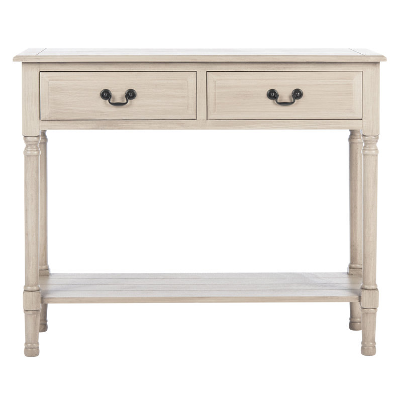 Primrose Greige 40'' Wood Console Table with Storage