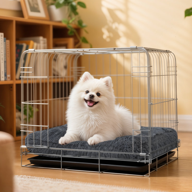 Coussin de siège pour animal de compagnie, Petit (H 5 po x l 28,5 po x P 21 po), Gris