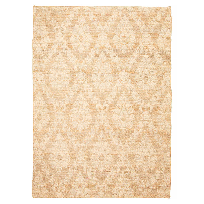Tapis unique Kilim 5 pi 4 po x 7 pi 5 po Denizli brun clair Palas