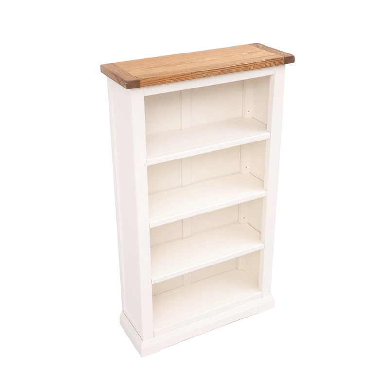 Ireland Bookcase, (4 Shelves) H120 x W70 x D25cm, White