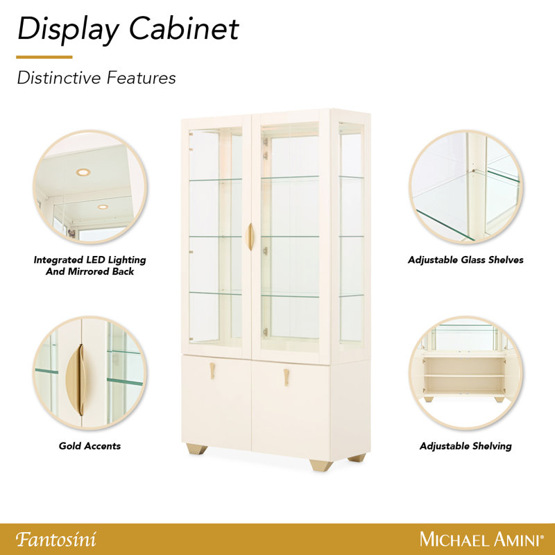 Fantosini Display Cabinet - Creamy Pearl