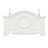 Classic White Finish Panel Bed