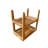 Zen 18" W Wood Shower Bench