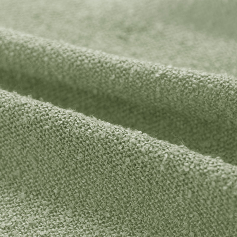 Panneau de rideau simple semi-transparent filtrant la lumière, Olive, L 52 po x L 108 po