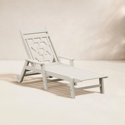 Chaise longue d'extérieur Chinoiserie