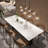 8- Light Dimmable Bubble Sputnik Modern Linear Chandelier Clear Glass Chandelier for Dining Room