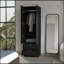 Armoire Marlton, chambre à coucher, noir-190862868