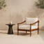 Delilah Outdoor Accent Chair Brown