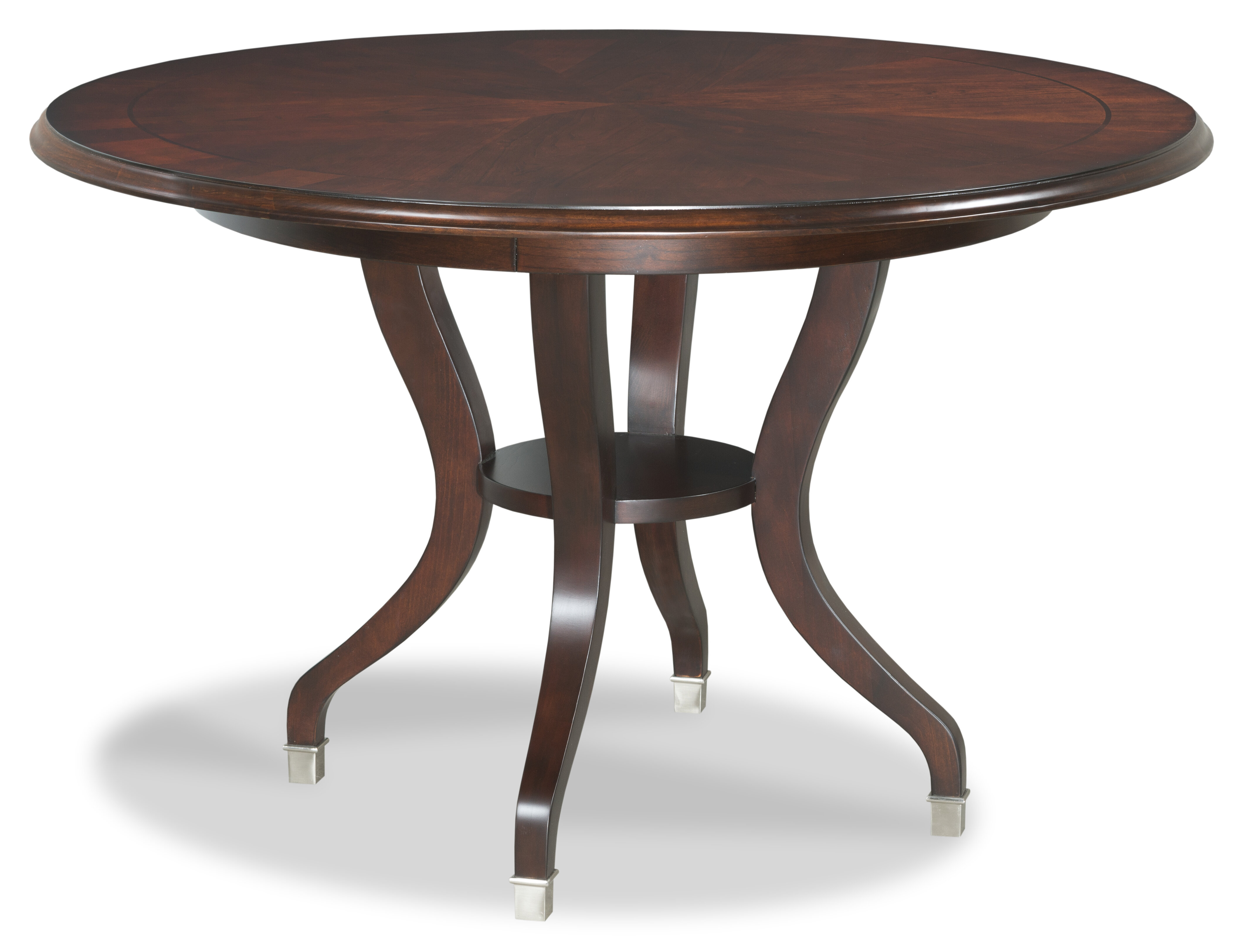 Manhattan 120cm Round Dining Table Light Walnut - Francis of Malvern