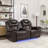 Home Theater Seating Manual Recliner Loveseat With Hide-Away Storage-199721429