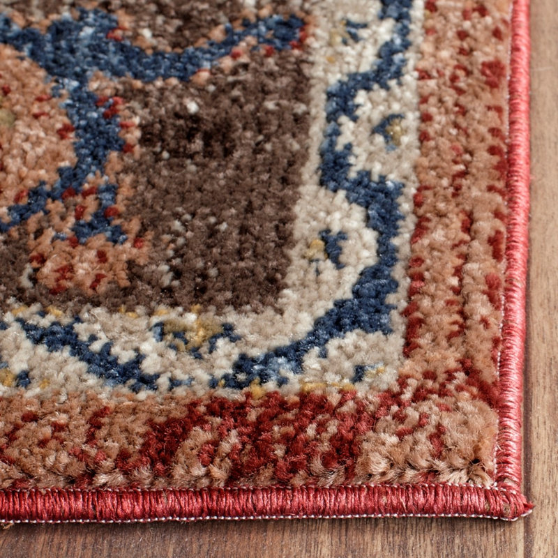 Broomhedge Bijar Performance Oriental Rug, Square 6'7"